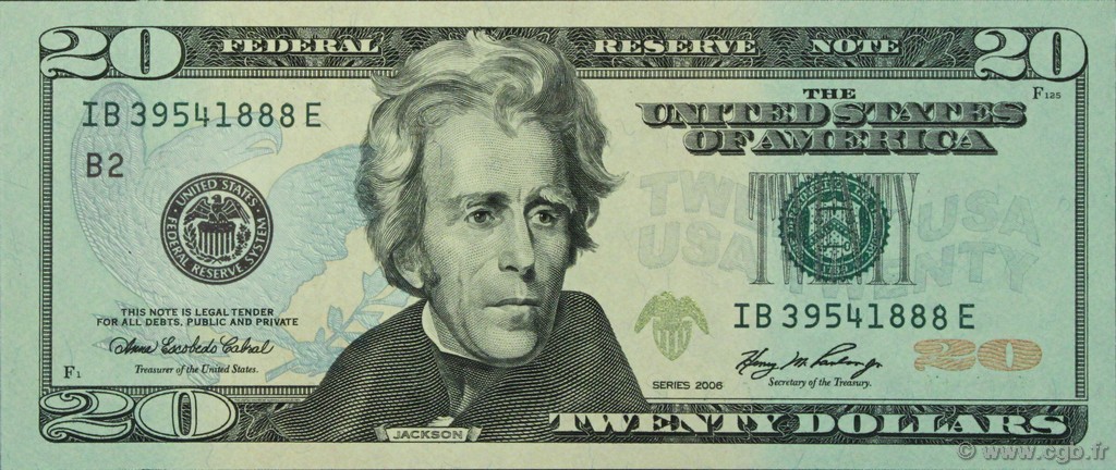 20 Dollars ÉTATS-UNIS D AMÉRIQUE New York 2006 P.526 NEUF