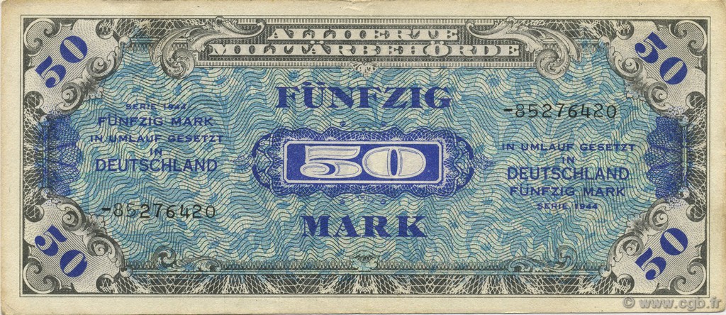 50 Mark DEUTSCHLAND  1944 P.196d VZ