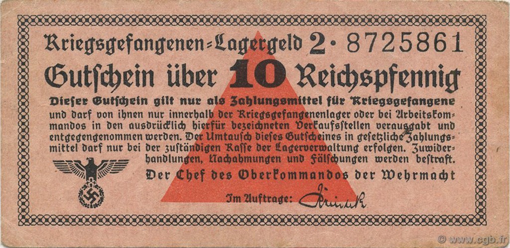 10 Reichspfennig GERMANY  1939 R.516 XF