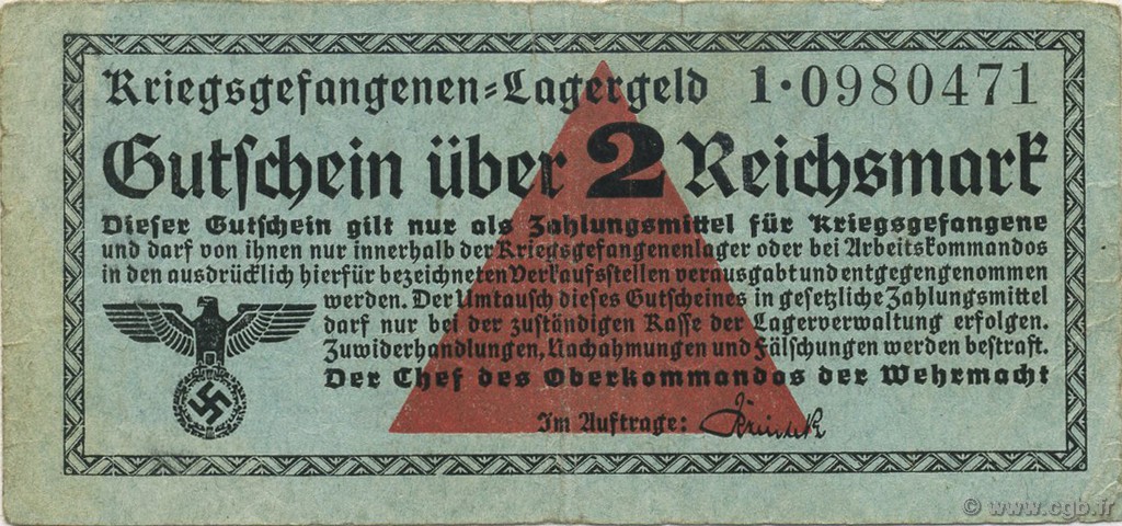 2 Reichsmark ALLEMAGNE  1939 R.519a pr.TTB