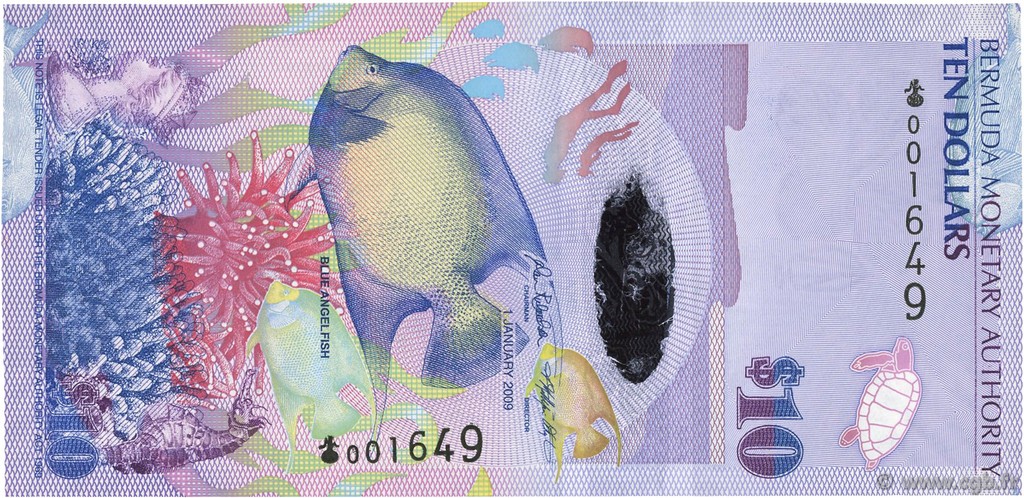 10 Dollars BERMUDA  2009 P.59a FDC