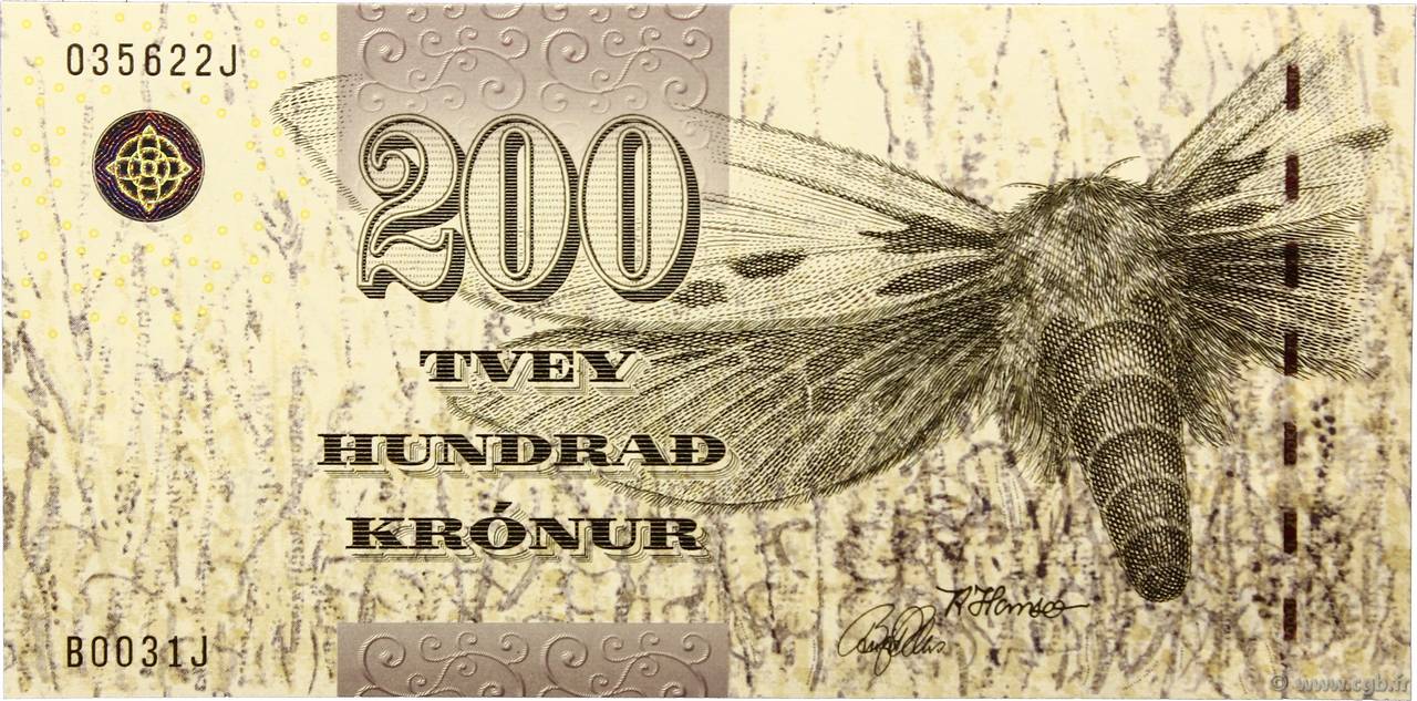 200 Kronur FÄRÖER-INSELN  2003 P.26 ST