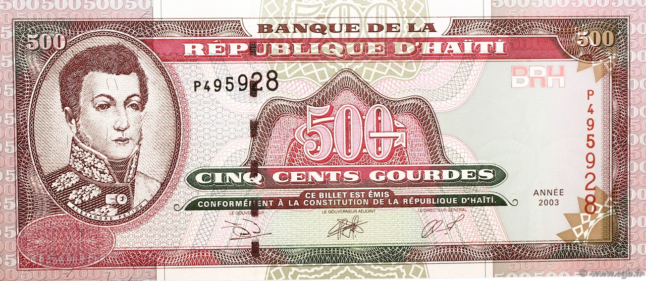 500 Gourdes HAITI  2003 P.270b UNC