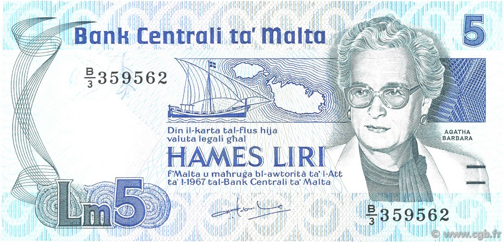 5 Liri MALTE  1986 P.38 EBC