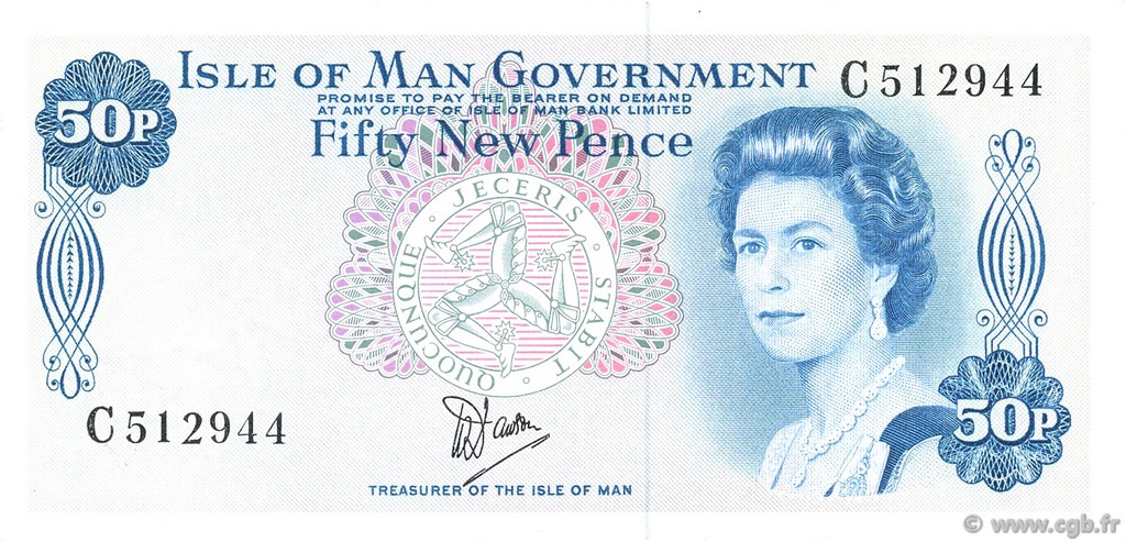50 New Pence ÎLE DE MAN  1979 P.33a ST