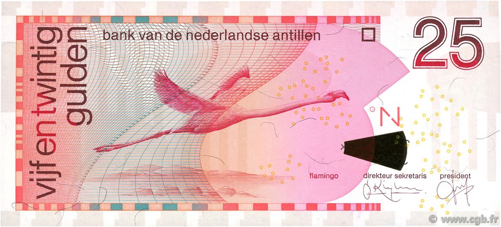 25 Gulden NETHERLANDS ANTILLES  1998 P.29a FDC