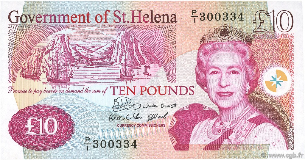 10 Pounds ST HELENA  2004 P.12a AU