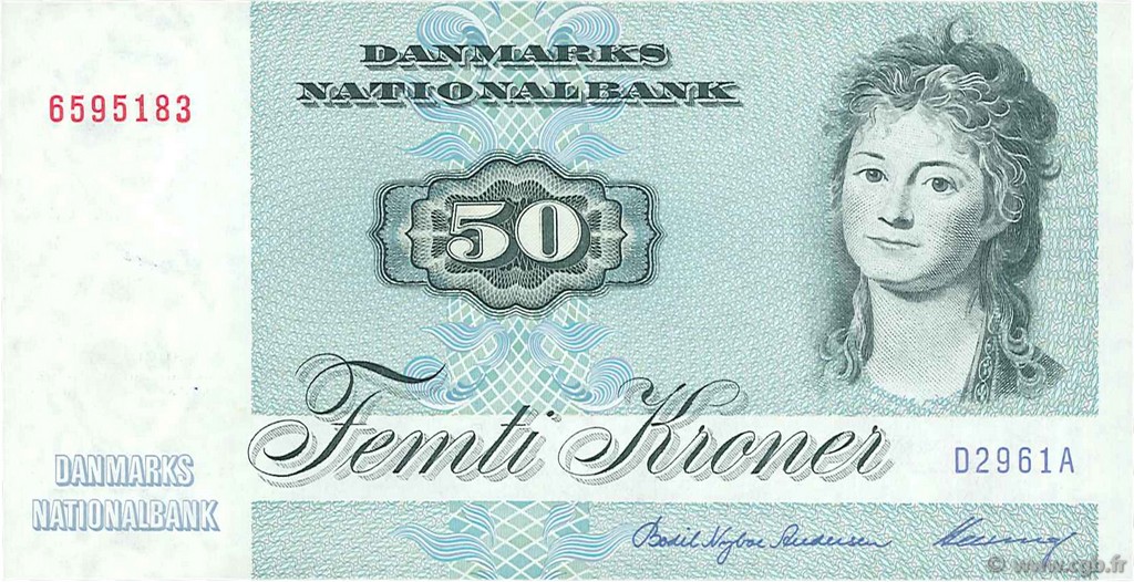 50 Kroner DINAMARCA  1996 P.050m EBC+