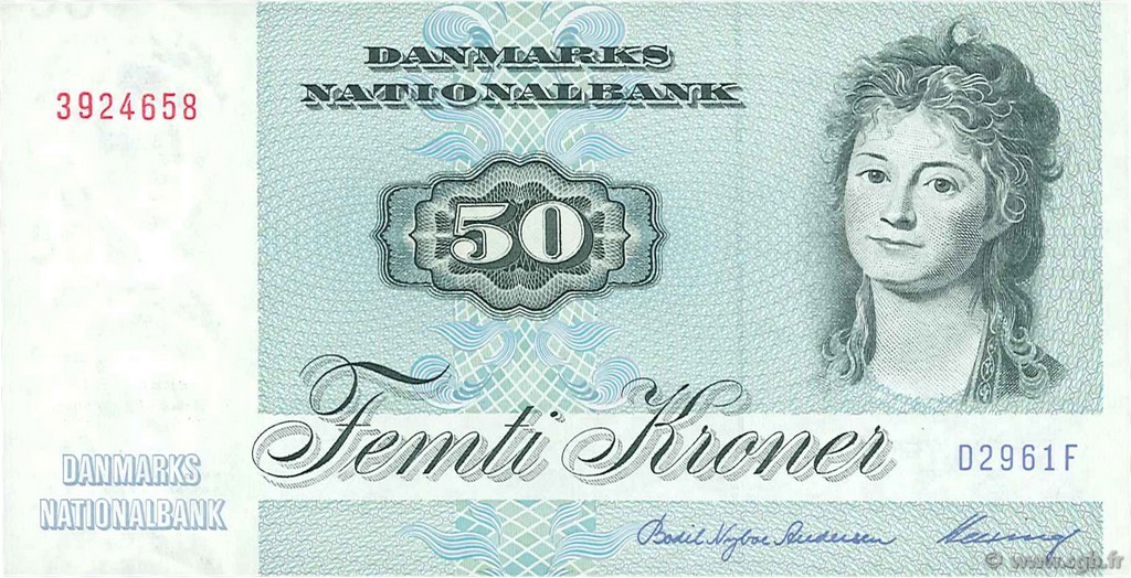 50 Kroner DINAMARCA  1996 P.050m FDC