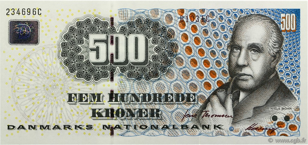 500 Kroner DENMARK  2003 P.063a UNC