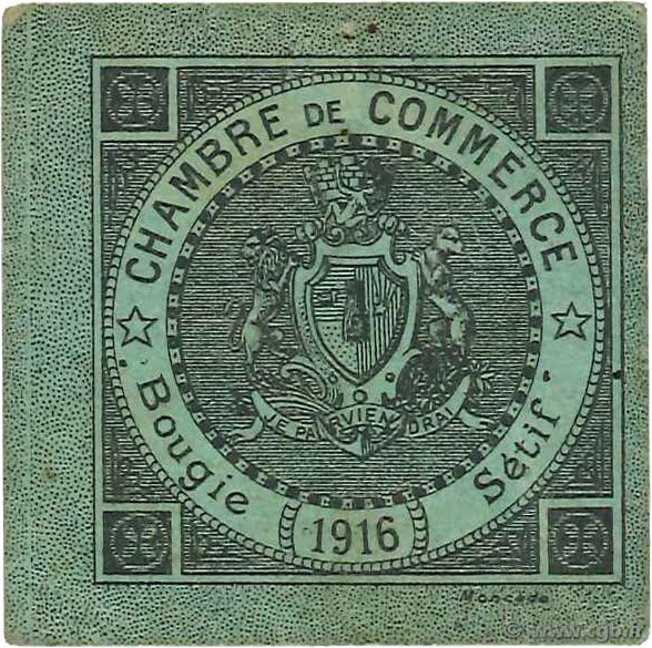 5 Centimes ALGERIA Bougie - Sétif 1916 JP.139.09 XF