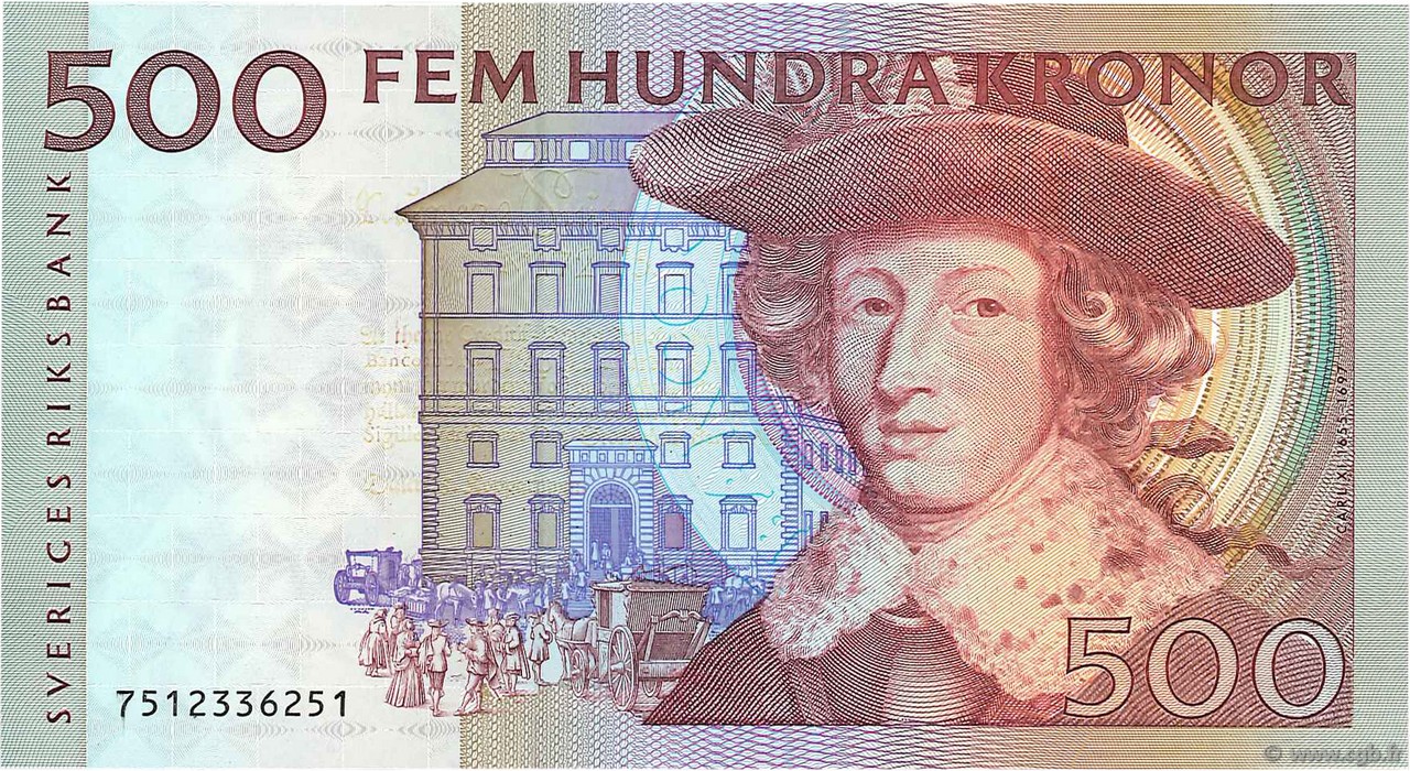 500 Kronor SWEDEN  1997 P.59b UNC