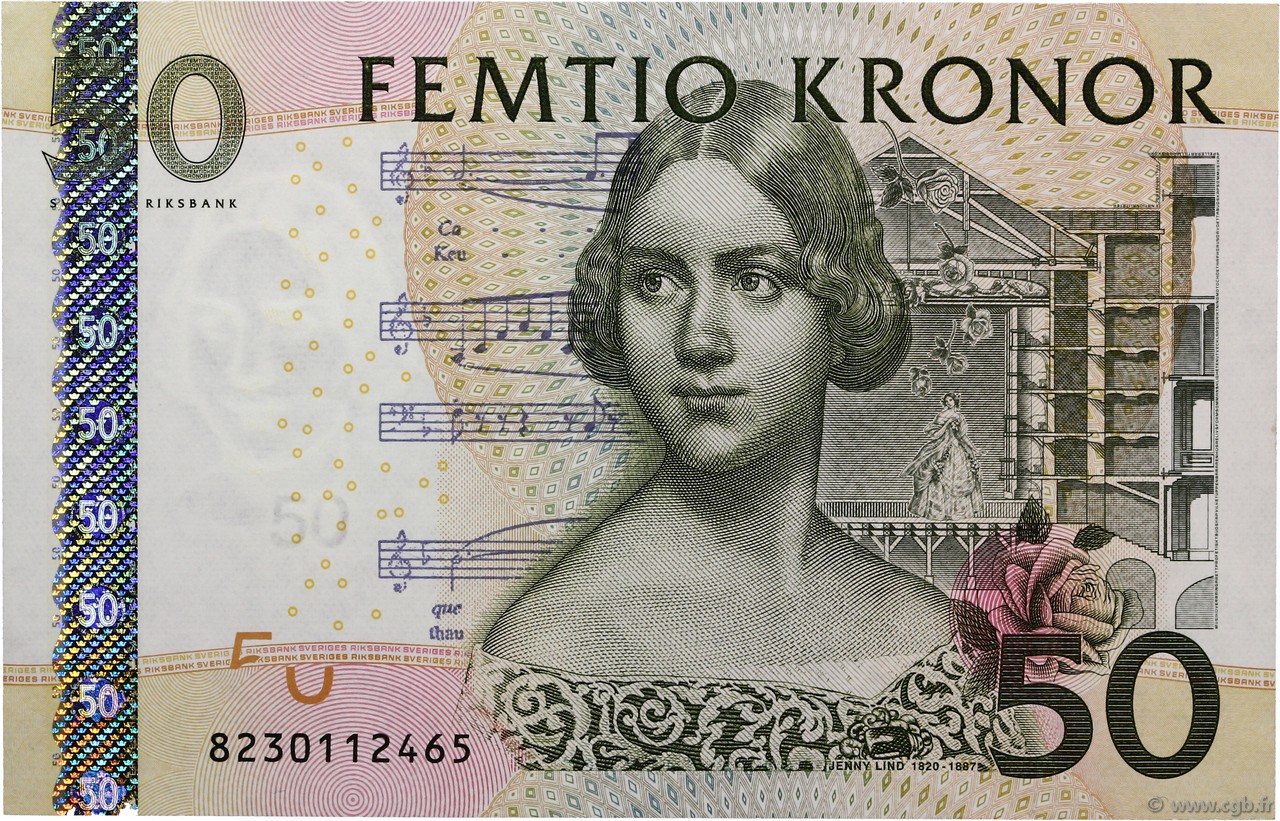 50 Kronor SUÈDE  2008 P.64b NEUF