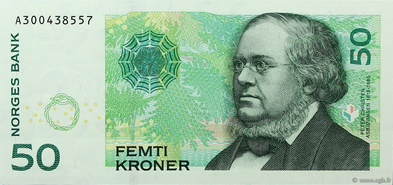 50 Kroner NORWAY  2011 P.46d UNC
