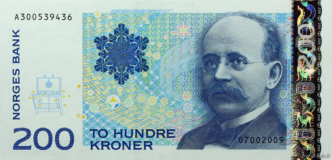 200 Kroner NORVÈGE  2009 P.50e UNC