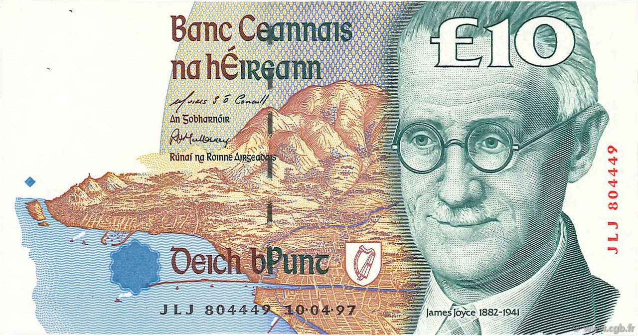 10 Pounds IRLANDA  1997 P.076b EBC