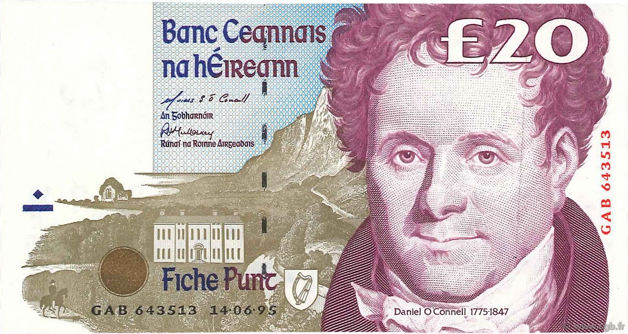 20 Pounds IRELAND REPUBLIC  1995 P.077b UNC