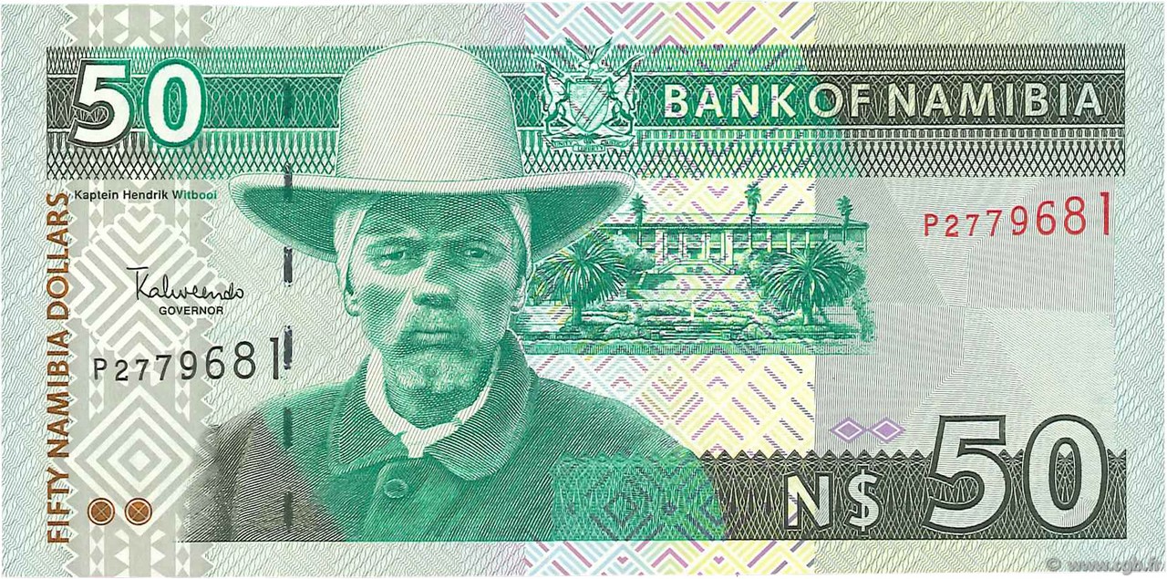 50 Namibia Dollars NAMIBIA  1999 P.07a ST