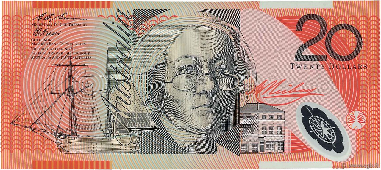 20 Dollars AUSTRALIA  1994 P.53a SPL