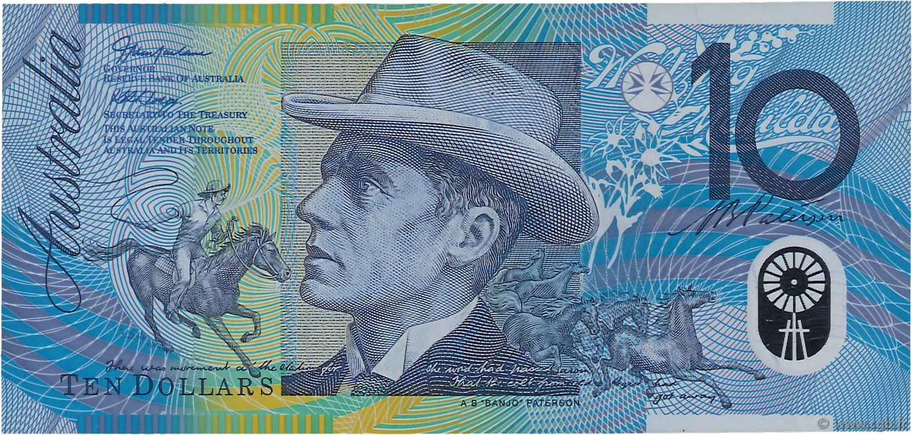 10 Dollars AUSTRALIA  2006 P.58c XF