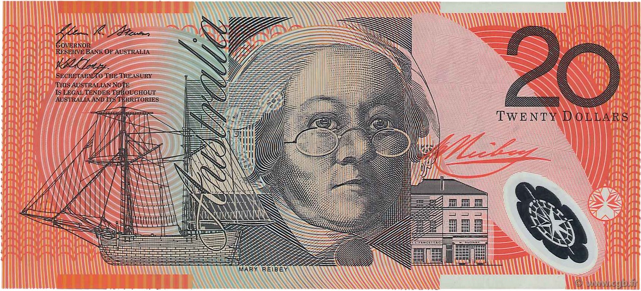 20 Dollars AUSTRALIA  2007 P.59e EBC