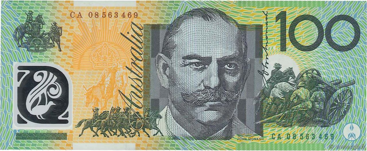 100 Dollars AUSTRALIEN  2008 P.61a fST