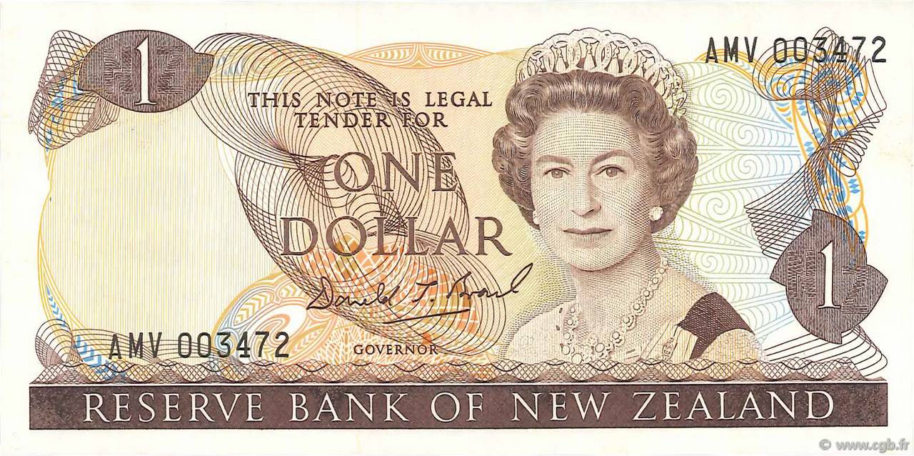 1 Dollar NEUSEELAND
  1989 P.169c ST