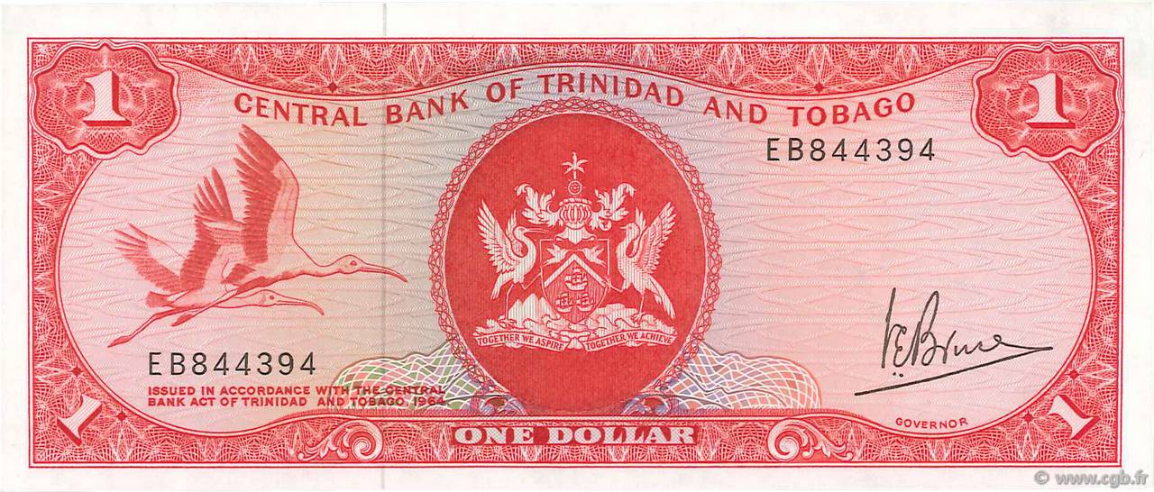 1 Dollar TRINIDAD Y TOBAGO  1977 P.30a FDC