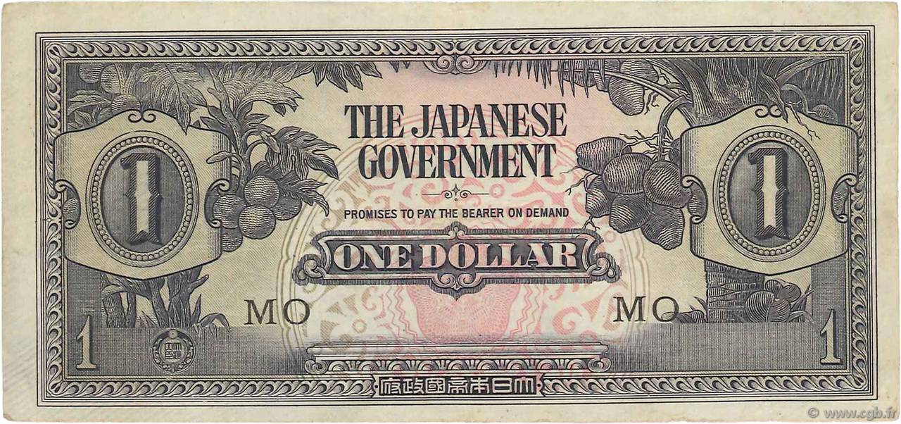 1 Dollar MALAYA  1942 P.M05c F
