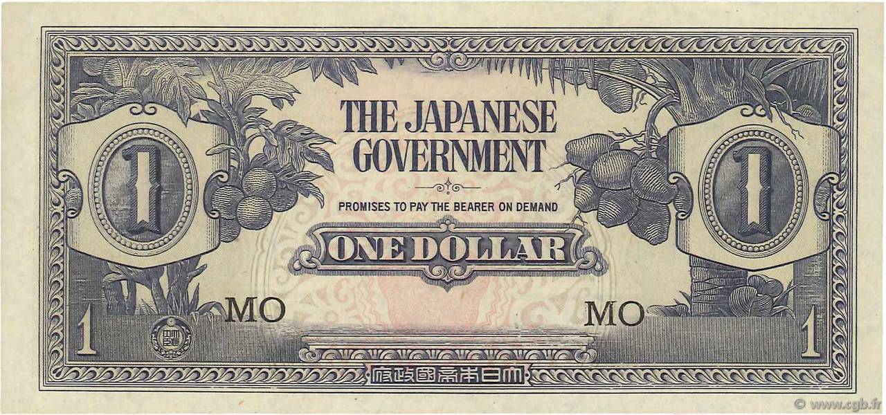 1 Dollar MALAYA  1942 P.M05c SPL