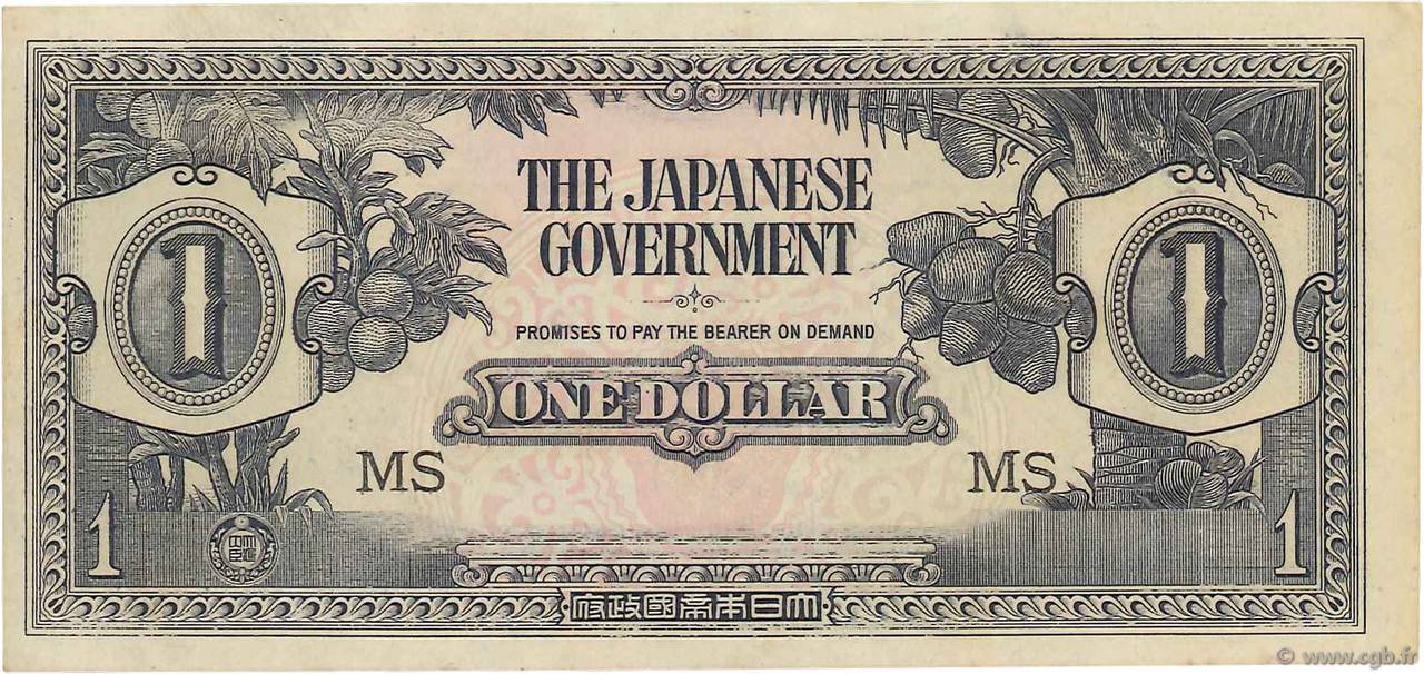 1 Dollar MALAYA  1942 P.M05c SUP