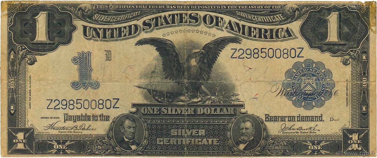 1 Dollar ÉTATS-UNIS D AMÉRIQUE  1899 P.338c pr.TB