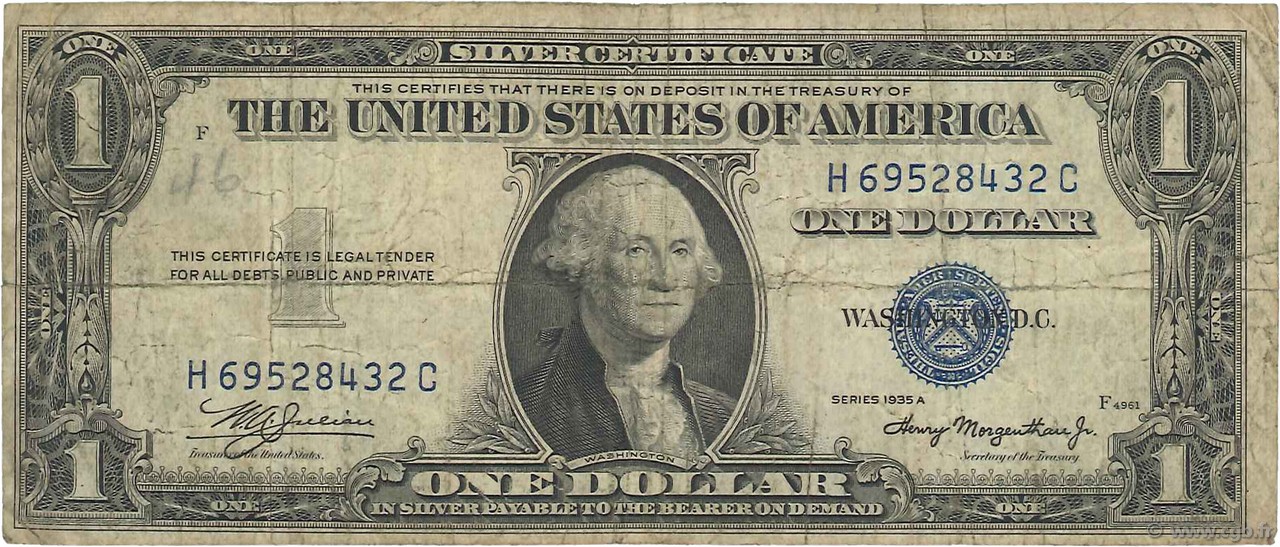 1 Dollar STATI UNITI D AMERICA  1935 P.416a B
