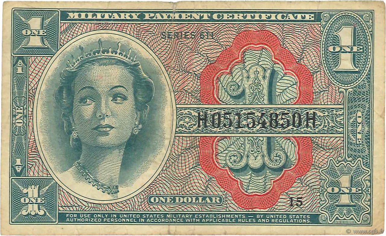 1 Dollar ÉTATS-UNIS D AMÉRIQUE  1964 P.M054a TB