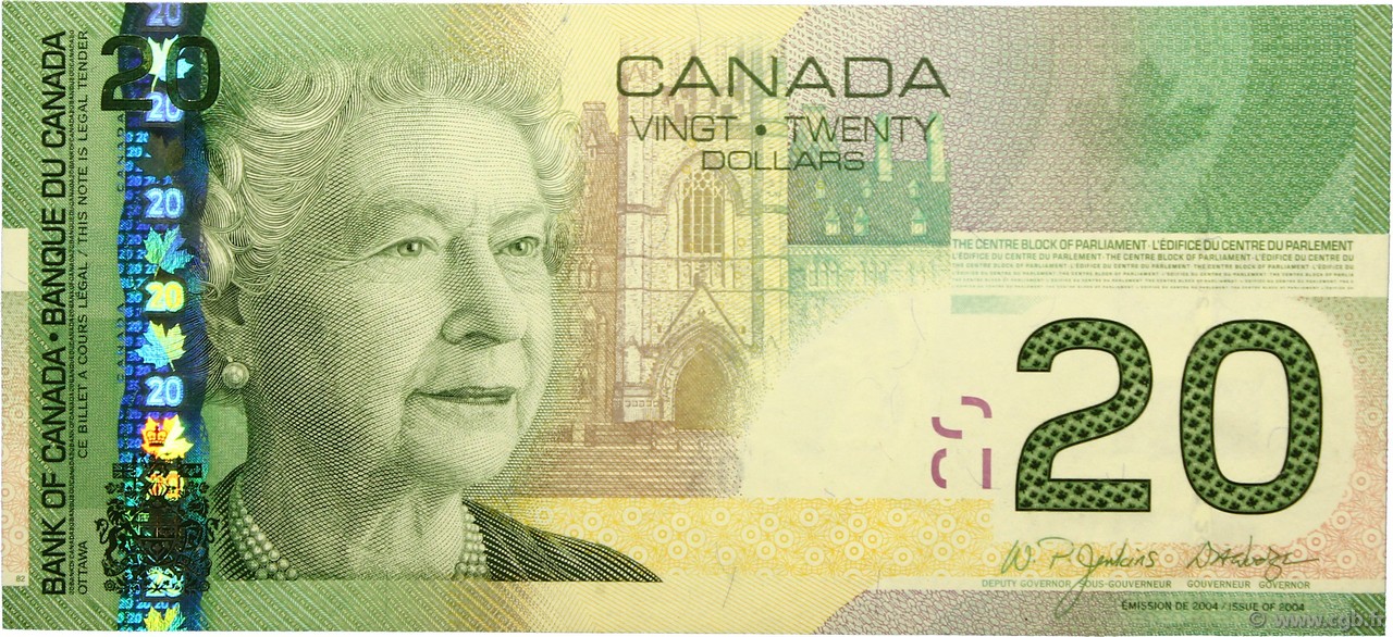 20 Dollars CANADA  2004 P.103a UNC-