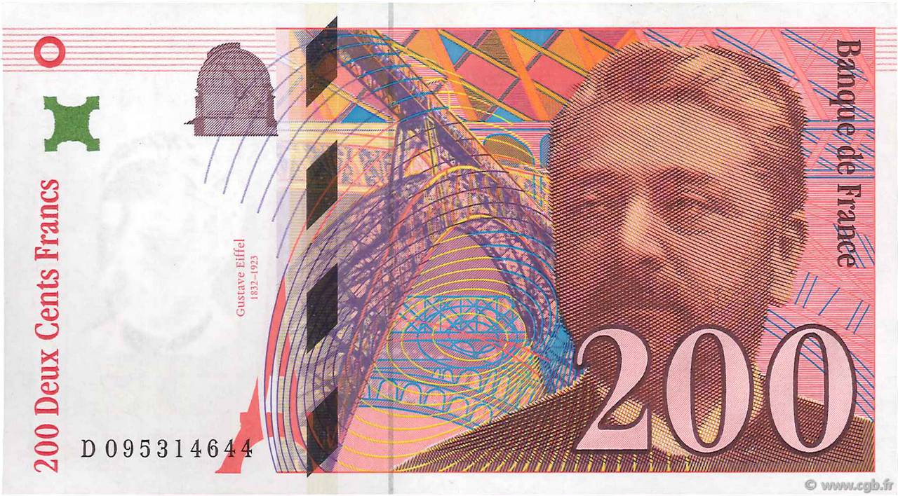 200 Francs EIFFEL FRANCIA  1999 F.75.05 SPL+