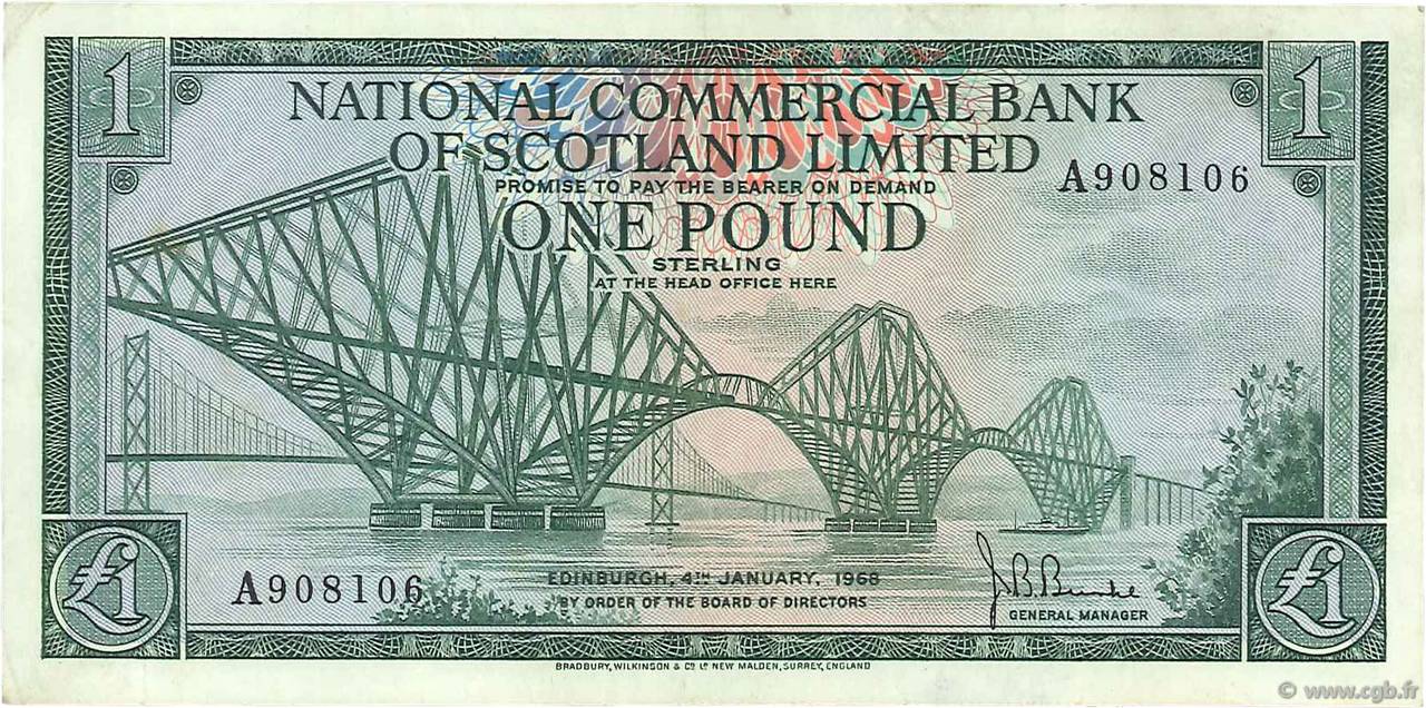 1 Pound SCOTLAND  1968 P.274a VF
