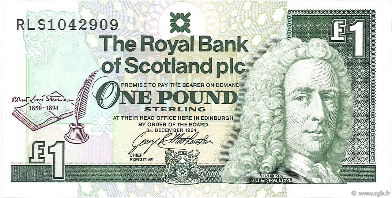 1 Pound SCOTLAND  1994 P.358a ST