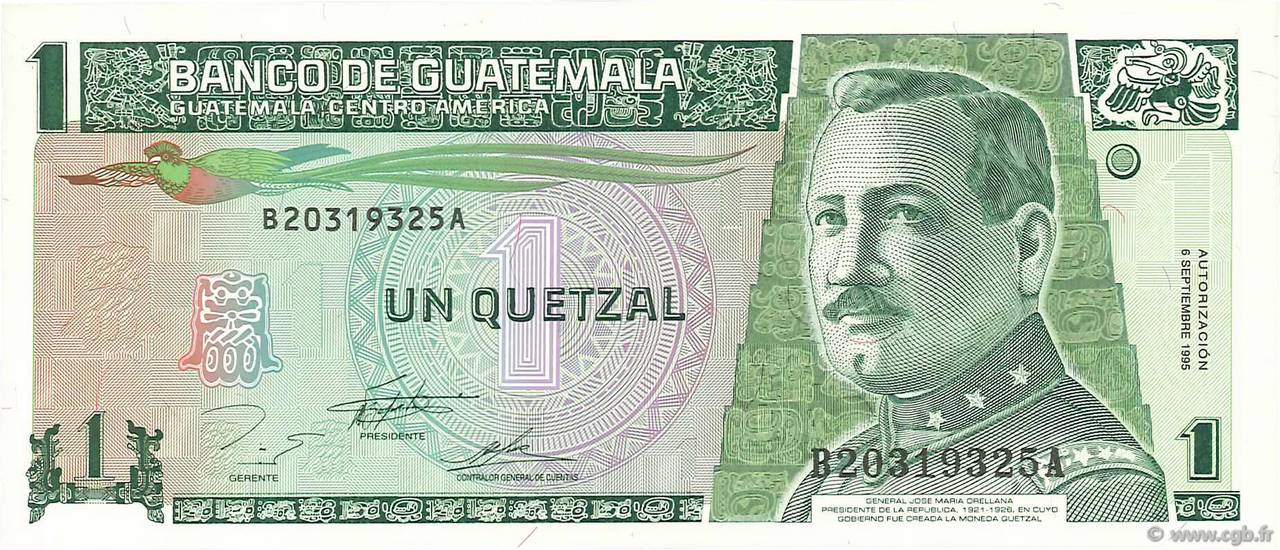 1 Quetzal GUATEMALA  1995 P.087c UNC