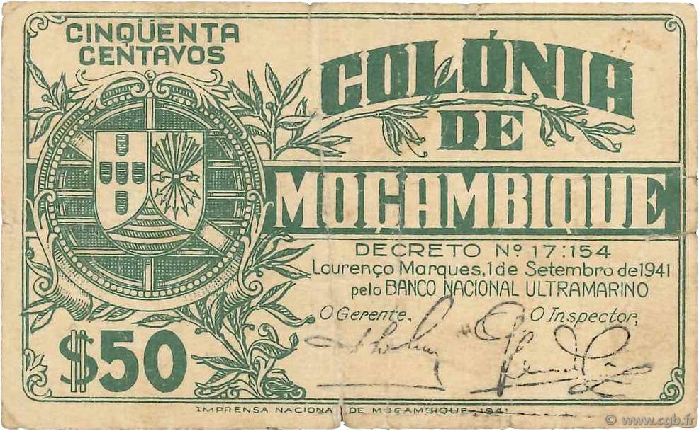50 Centavos MOZAMBIQUE  1941 P.080 F