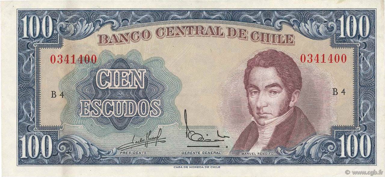 100 Escudos CHILE
  1964 P.141a VZ