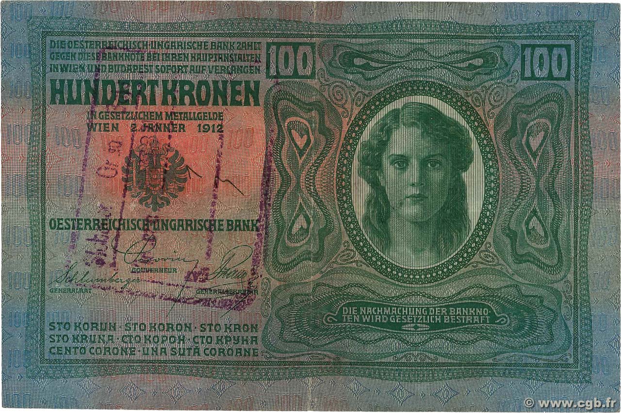 100 Kronen AUSTRIA  1912 P.012 VF