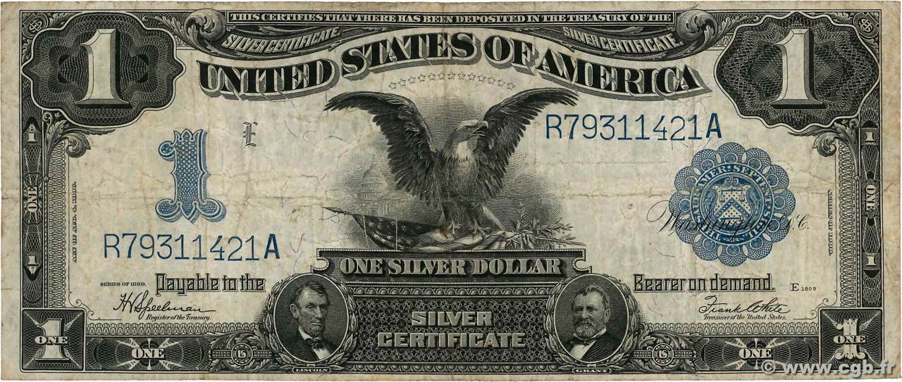 1 Dollar ÉTATS-UNIS D AMÉRIQUE  1899 P.338c pr.TB