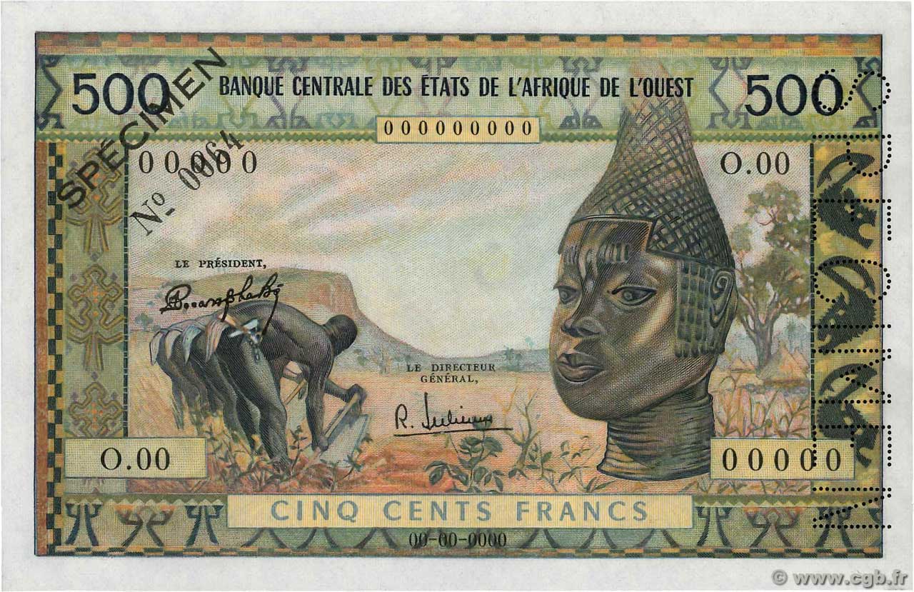 Afrique de l'Ouest : retour du billet de 500 F CFA dès le 30 novembre -  Jeune Afrique