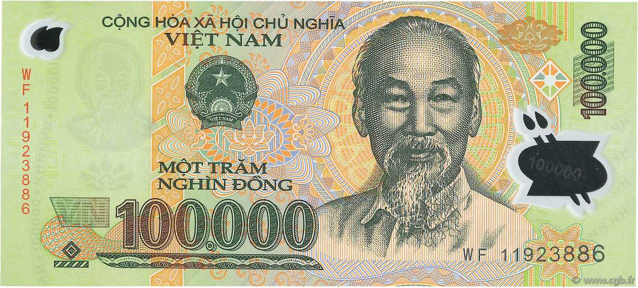 100000 Dong VIET NAM   2011 P.122h NEUF
