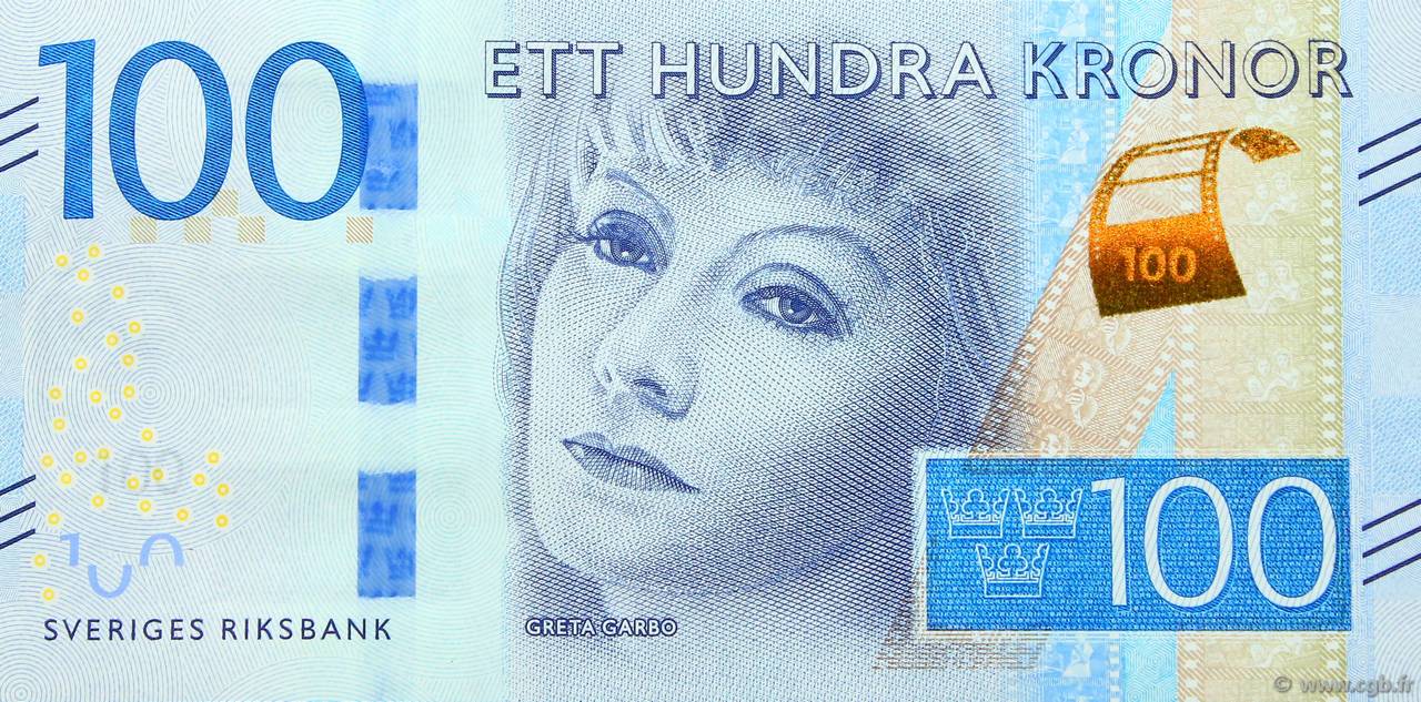 100 Kronor SUÈDE  2016 P.71b ST