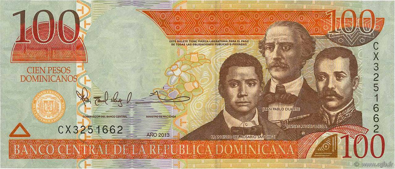 2012 50 & 100 Pesos Details about   Dominican Republic 2 Note Set p-183b/p-184b UNC 