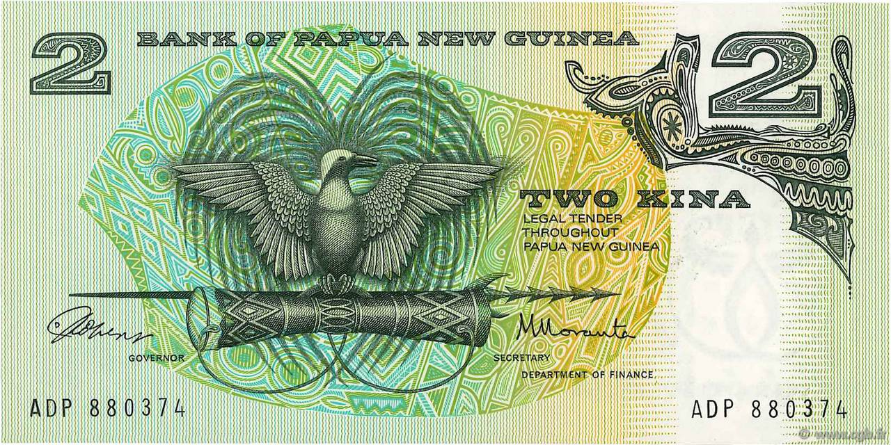 ND P-10c UNC Banknote Paper Money 1981 PAPUA NEW GUINEA 20 Kina 