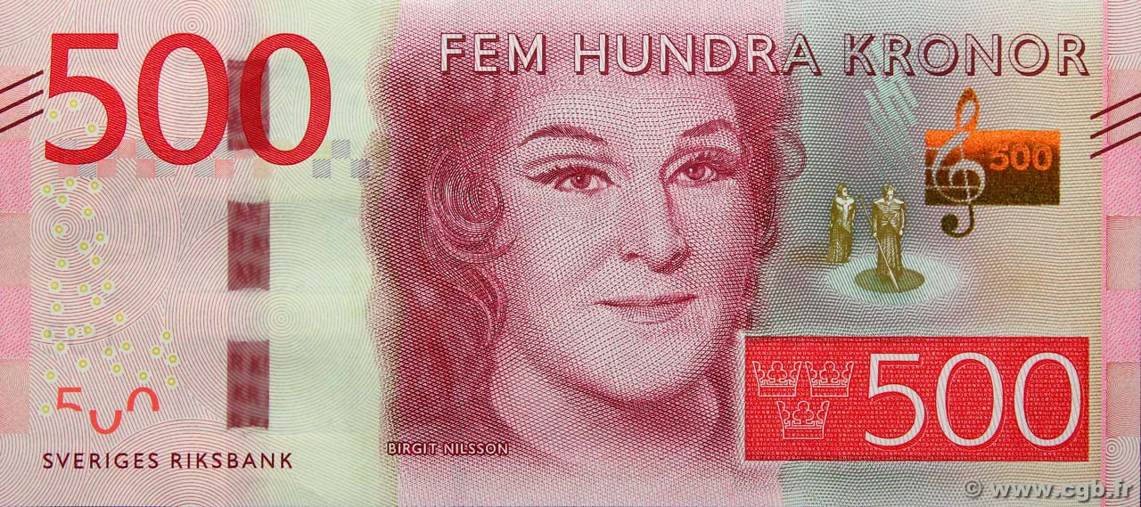 500 Kronor SUÈDE  2015 P.73 FDC