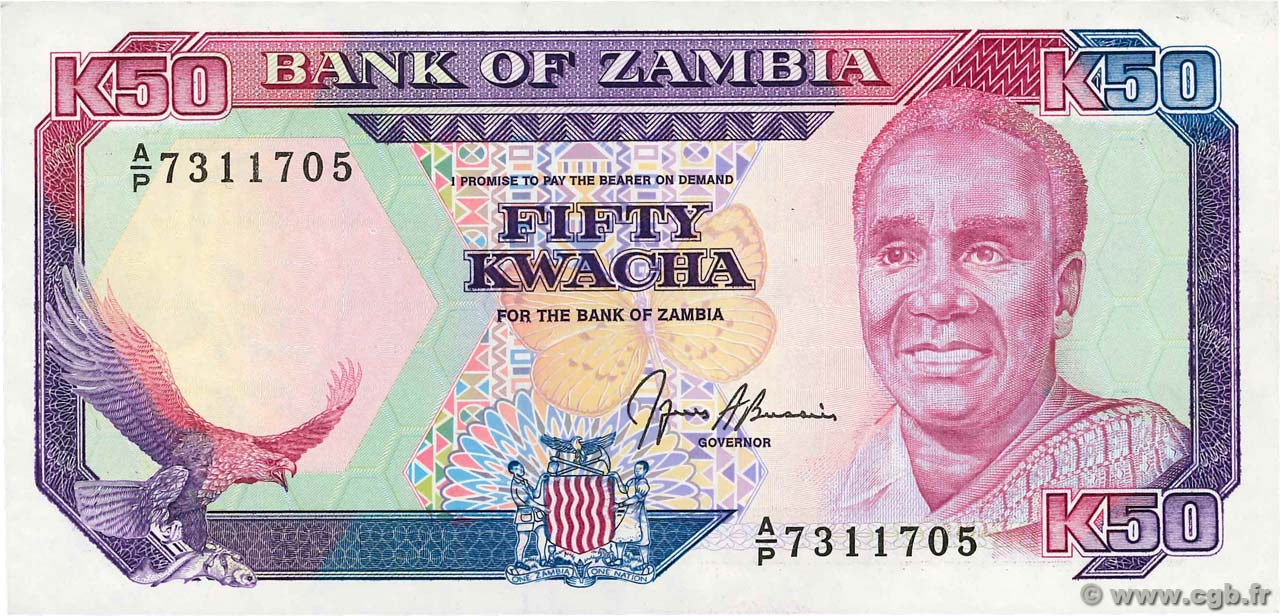 50 Kwacha ZAMBIA  1989 P.33b FDC